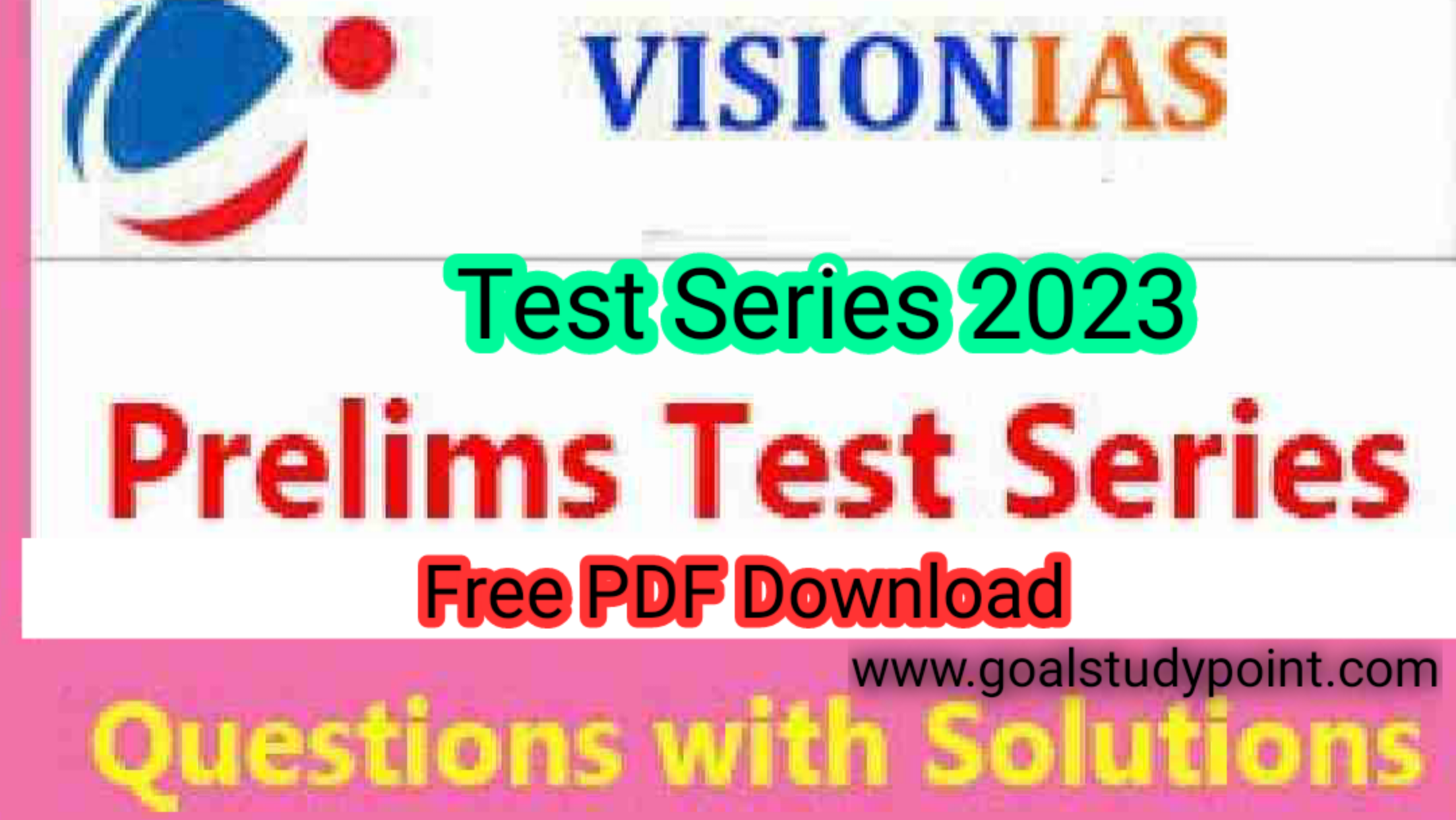 Drishti IAS Test Series  2023 PDf Download