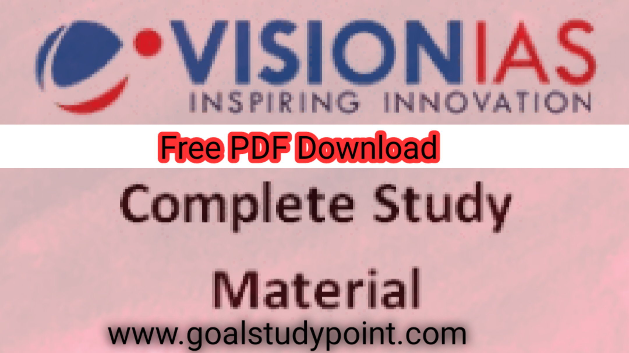 Vision IAS Disaster Management Printed Notes PDF